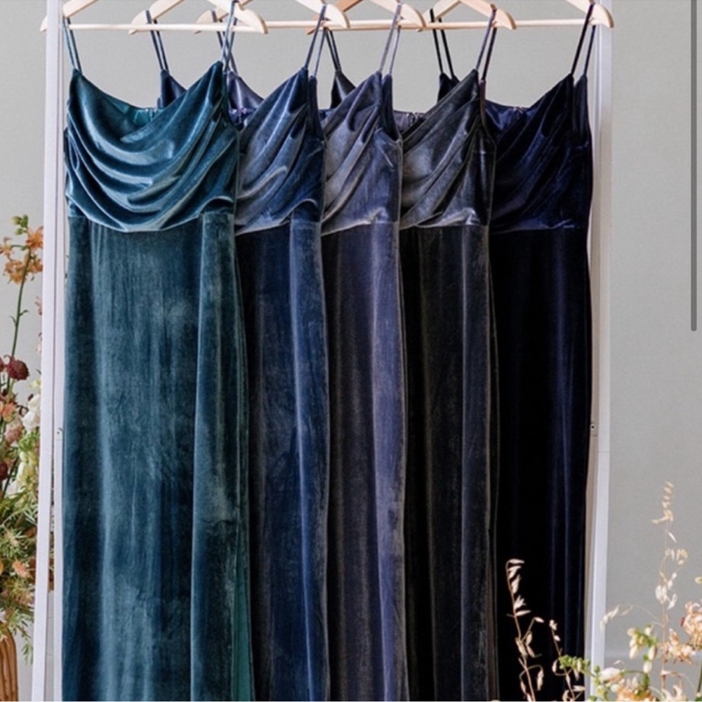 Revelry | Black Skye Velvet Dress Size 4